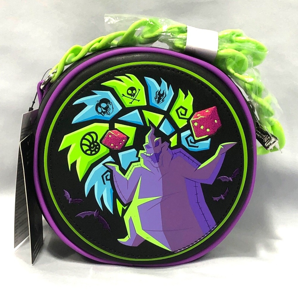 Disney Loungefly Nightmare Before Christmas Oogie Boogie Glow Crossbody Bag NEW - Picture 1 of 7